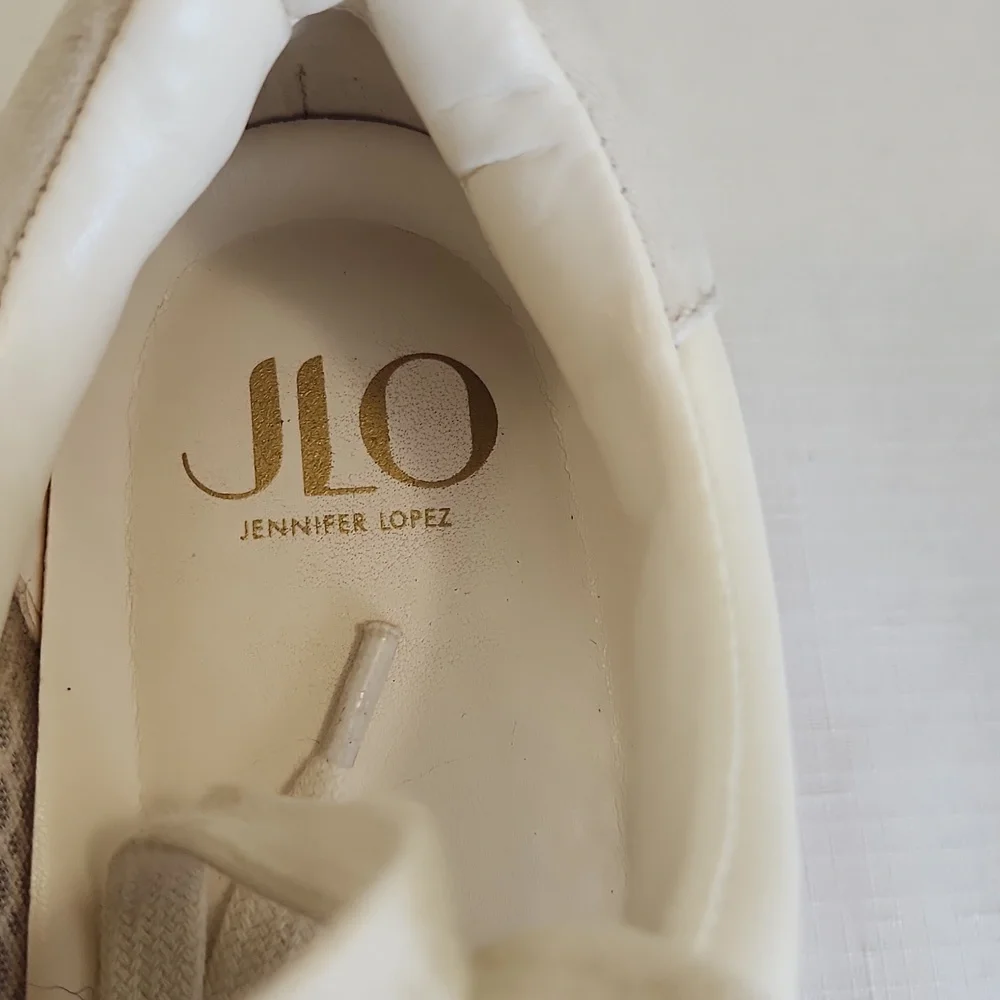Jennifer Lopez JLO Laurn Cork Platform Sneakers. Size 7.5 - Picture 5 of 9